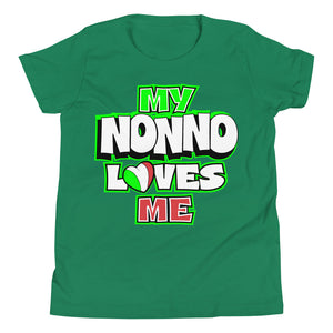 My Nonno Loves Me Youth Short Sleeve T-Shirt - Guidogear