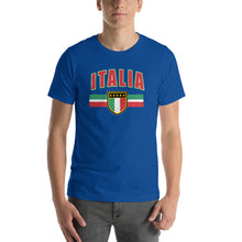 Load image into Gallery viewer, Italia Shield Short-Sleeve Unisex T-Shirt - Guidogear
