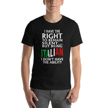 Load image into Gallery viewer, I Have The Right To Remain Silent Short-Sleeve Unisex T-Shirt - Guidogear
