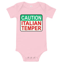 Load image into Gallery viewer, Caution Italian Temper Onesie - Guidogear
