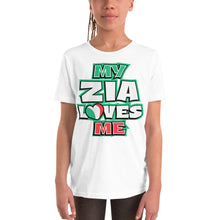 Load image into Gallery viewer, My Zia Loves Me Youth Short Sleeve T-Shirt - Guidogear
