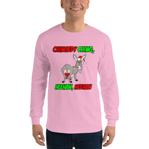 Italian Christmas Donkey Unisex Long Sleeve Shirt - Guidogear
