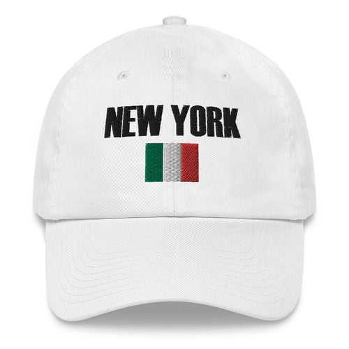 New York Italian Flag Dad hat - Guidogear