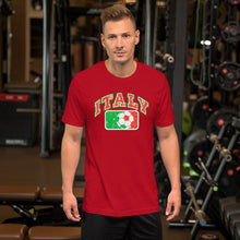 Load image into Gallery viewer, Vintage Italy Soccer Short-Sleeve Unisex T-Shirt - Guidogear

