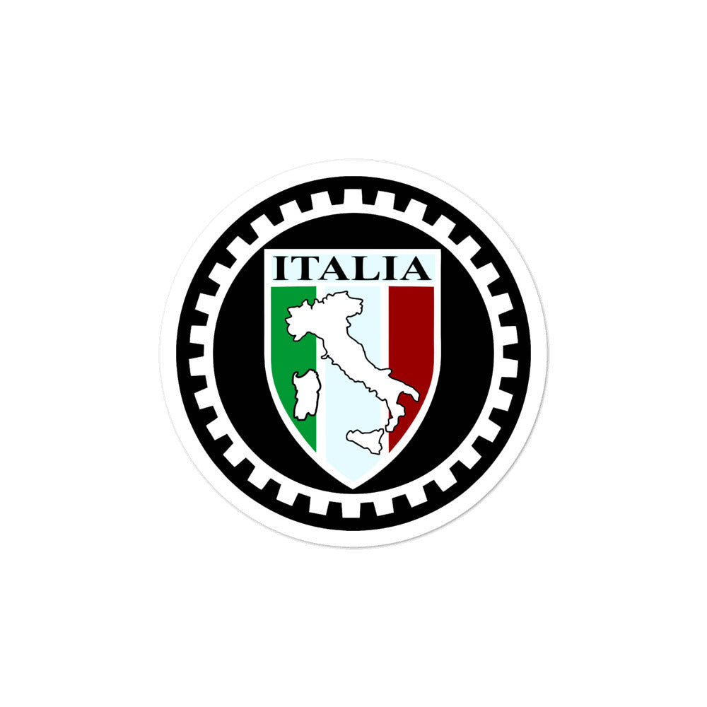 Italia Shield With Boot Circle stickers - Guidogear