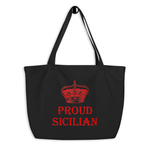 Proud Sicilian Large organic tote bag - Guidogear