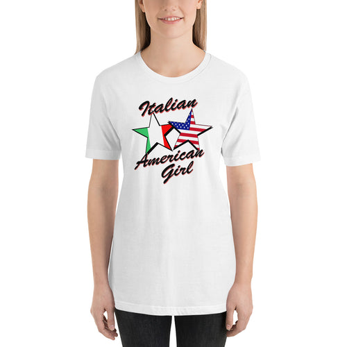 Italian American Girl Short-Sleeve Unisex T-Shirt - Guidogear