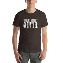 Load image into Gallery viewer, World&#39;s Coolest Godfather Short-Sleeve Unisex T-Shirt - Guidogear
