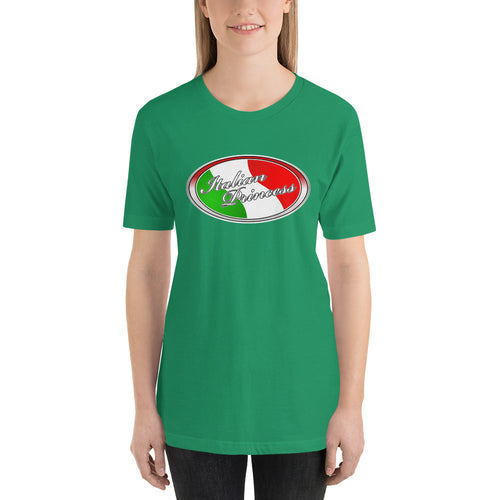 Italian Princess Oval Short-Sleeve Unisex T-Shirt - Guidogear