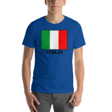 Load image into Gallery viewer, Italia Flag Short-Sleeve Unisex T-Shirt - Guidogear
